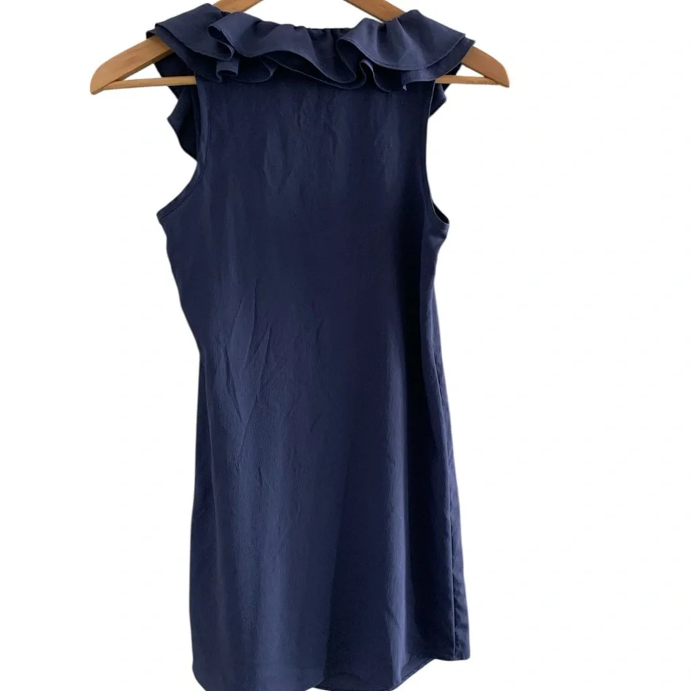 Urban Outfitters Pins And Needles Blue Ruffle Mini Dress - Picture 7 of 7